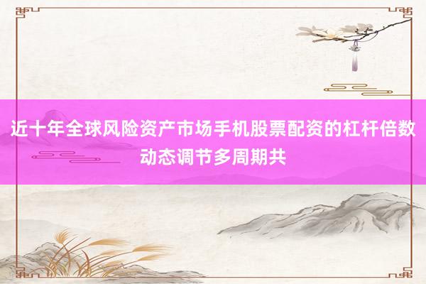 近十年全球风险资产市场手机股票配资的杠杆倍数动态调节多周期共
